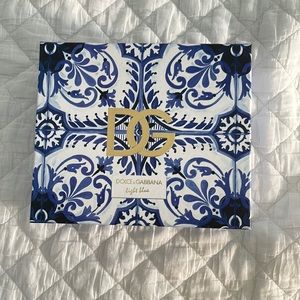 Empty dolce & gabbana light blue box